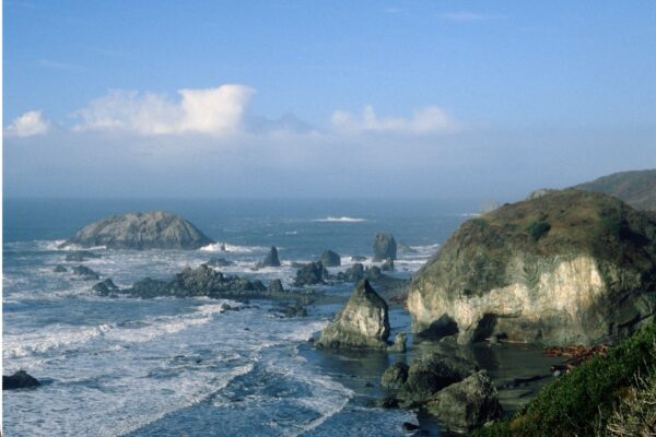 Pacific Waters, Sometimes Peaceful Coastal Waters @ 1200 x 800