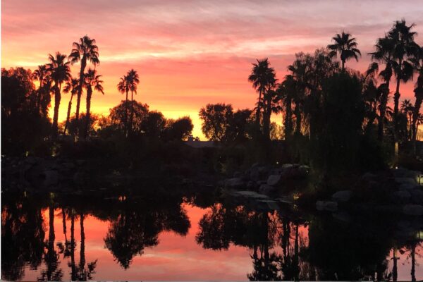 Sunset in La Quinta, California La Quinta Sunset