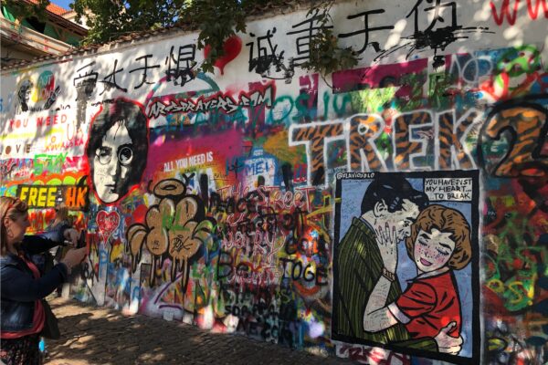The John Lennon Graffiti Wall Prague Graffiti Wall @ 1200 x 800